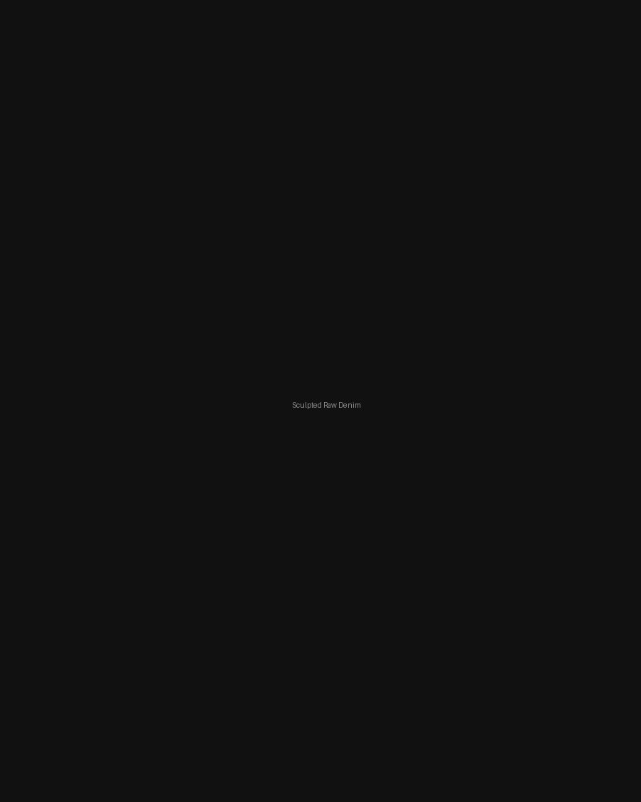 Sculpted Raw Denim